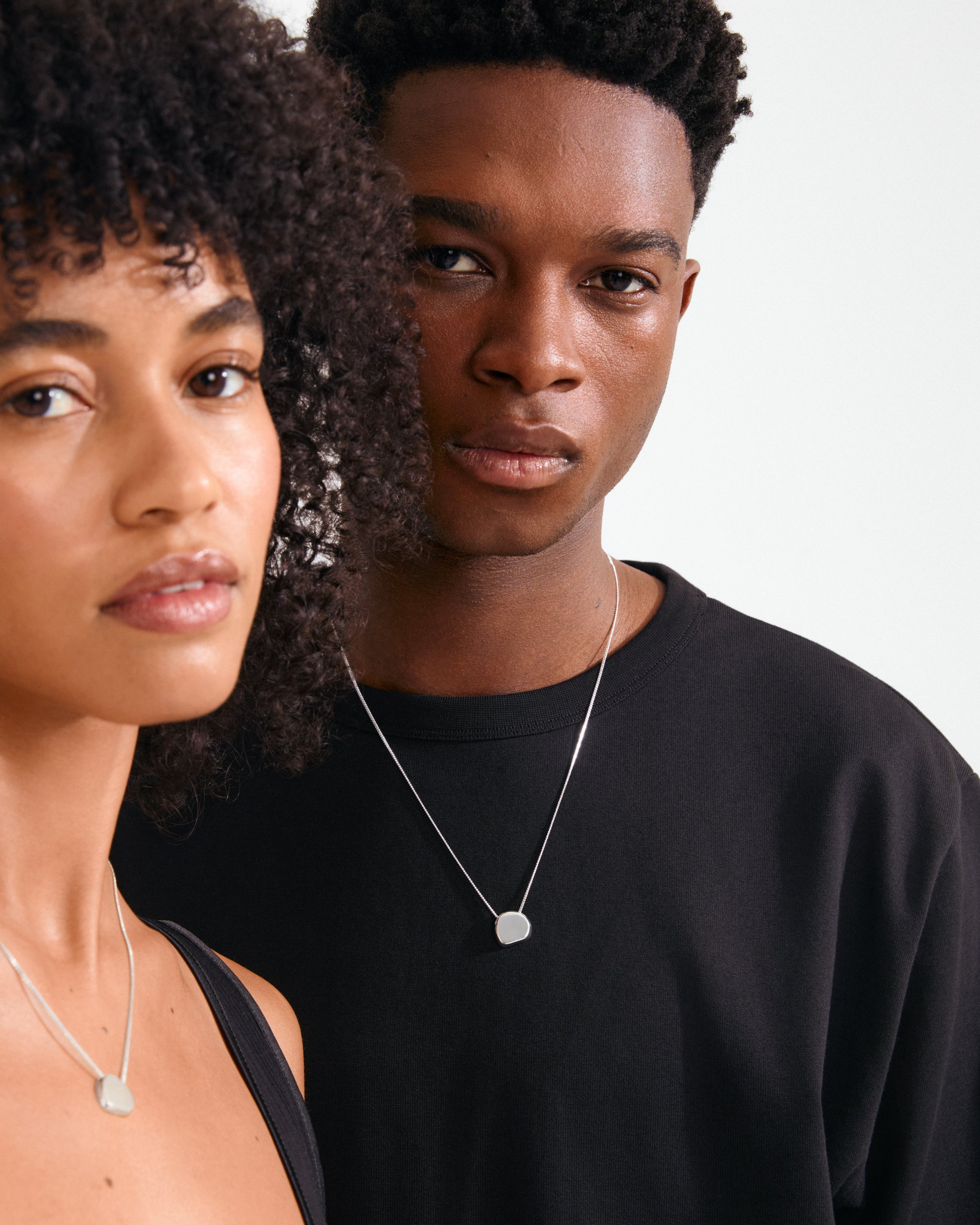 Presence Coin Ketting - Zilver