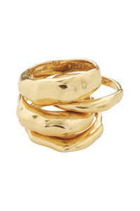 Asher rings 4-in-1 set - Goud