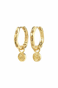 Fire Hoop Oorbellen - Goud