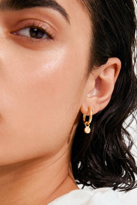 Fire Hoop Oorbellen - Goud