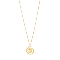 Still Spiral Ketting - Goud
