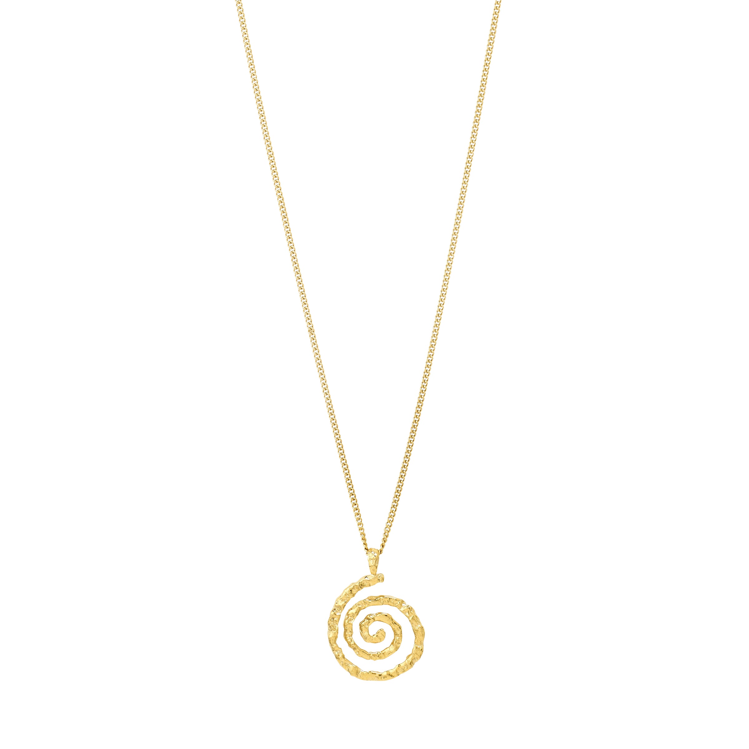 Still Spiral Ketting - Goud