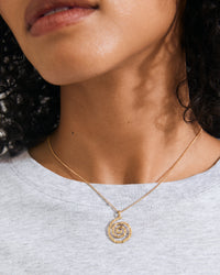 Still Spiral Ketting - Goud