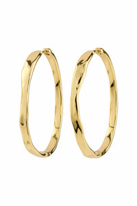 Ember Grote Hoop Oorbellen - Goud