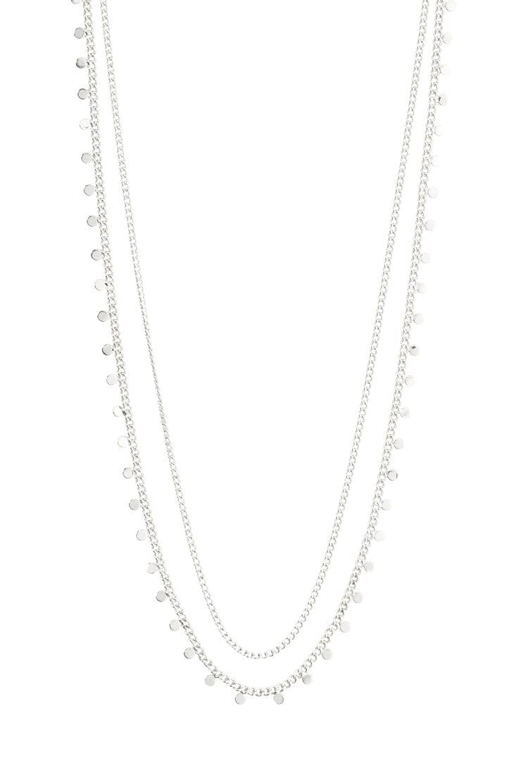 Bloom Recycled Ketting 2-in-1 - Zilver