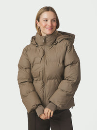Fox Puffer Jas - Taupe