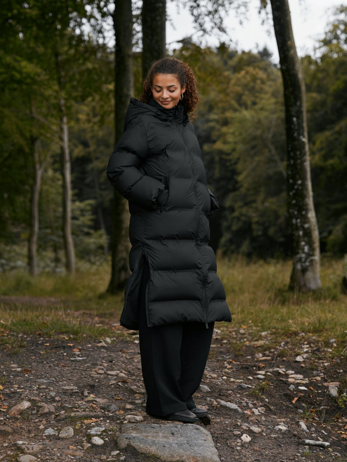 Viviana Puffer Jas - Black
