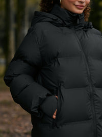 Viviana Puffer Jas - Black