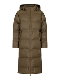 Viviana Puffer Jas - Dark Taupe