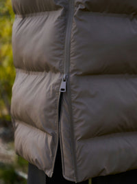 Viviana Puffer Jas - Dark Taupe