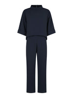 Arlo Crepe Jumpsuit - Navy