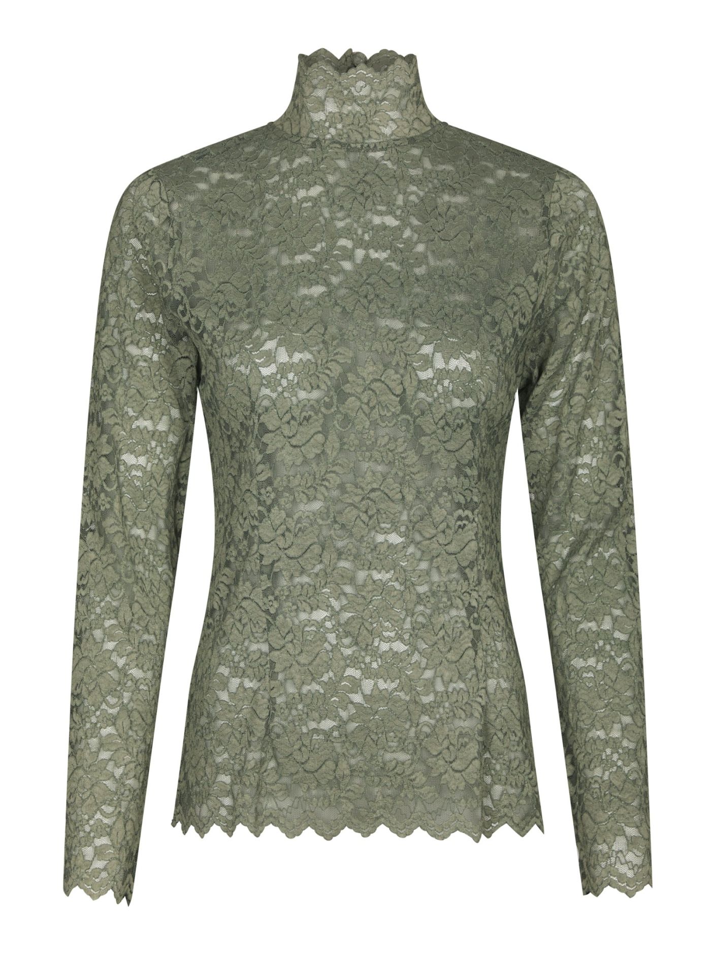 Liza Kanten Top - Groen
