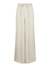 Sebba Satijnen Pantalon - Beige