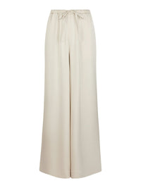 Sebba Satijnen Pantalon - Beige