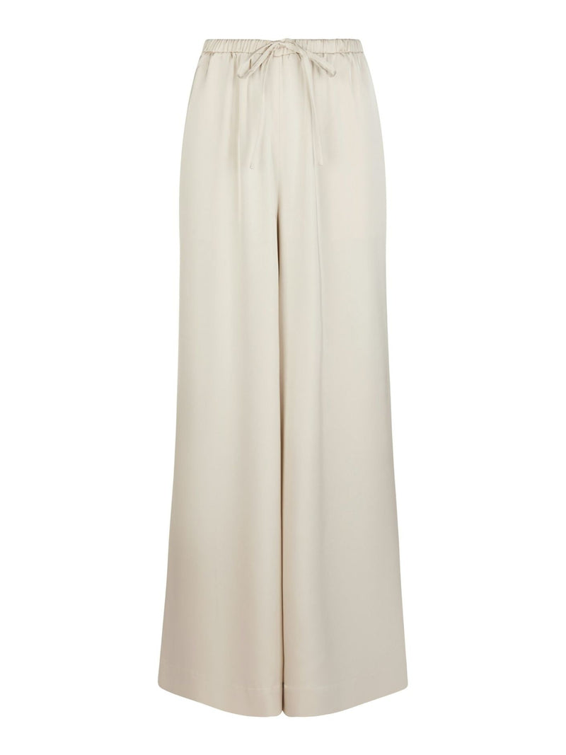 Sebba Satijnen Pantalon - Beige