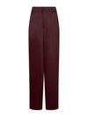 Emmett  Heavy Satijnen Pantalon - Bordeaux