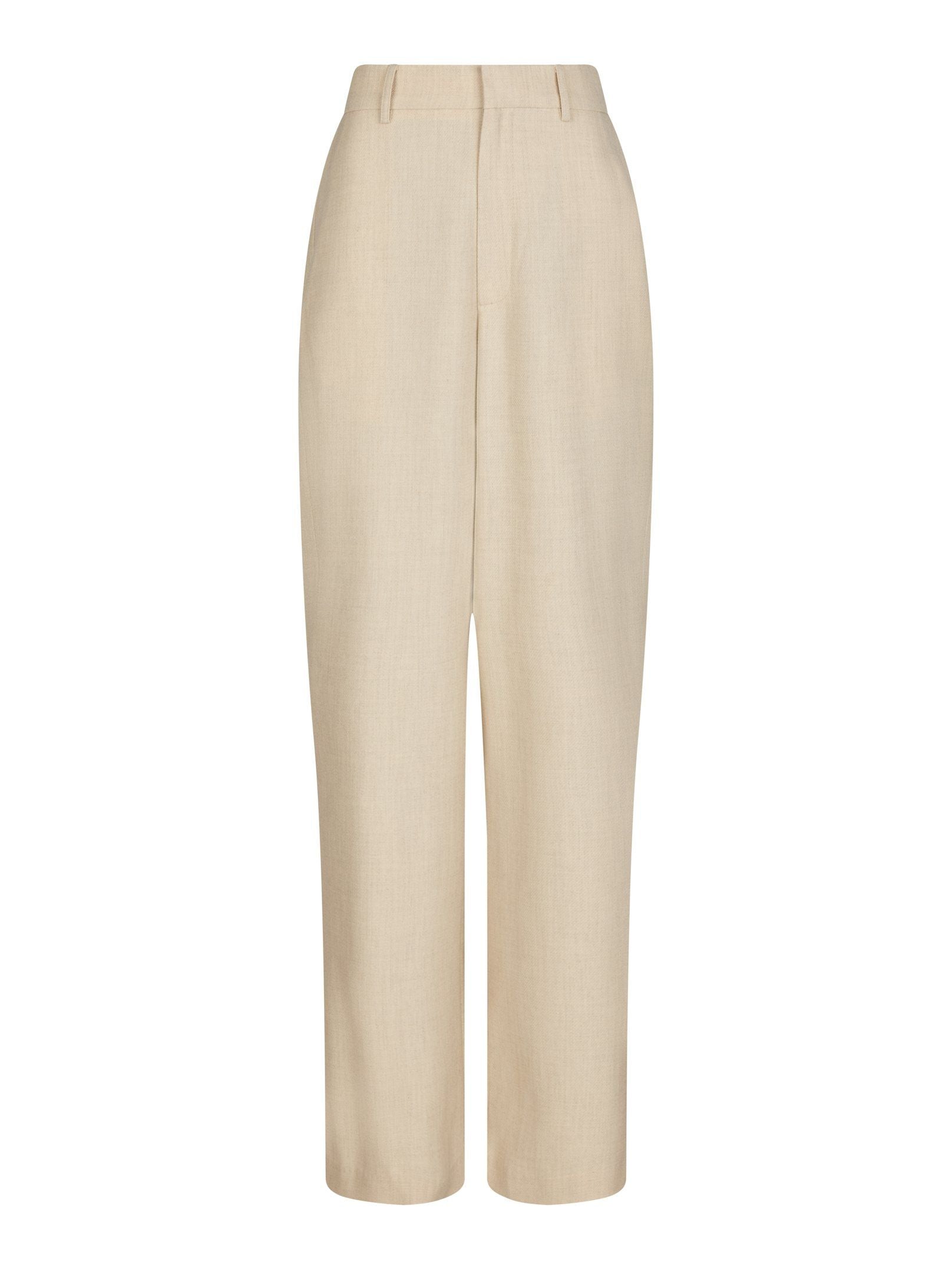 Emmett Melange Pants -  Beige