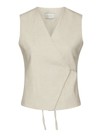 Samara Ramie Waistcoat - Natural