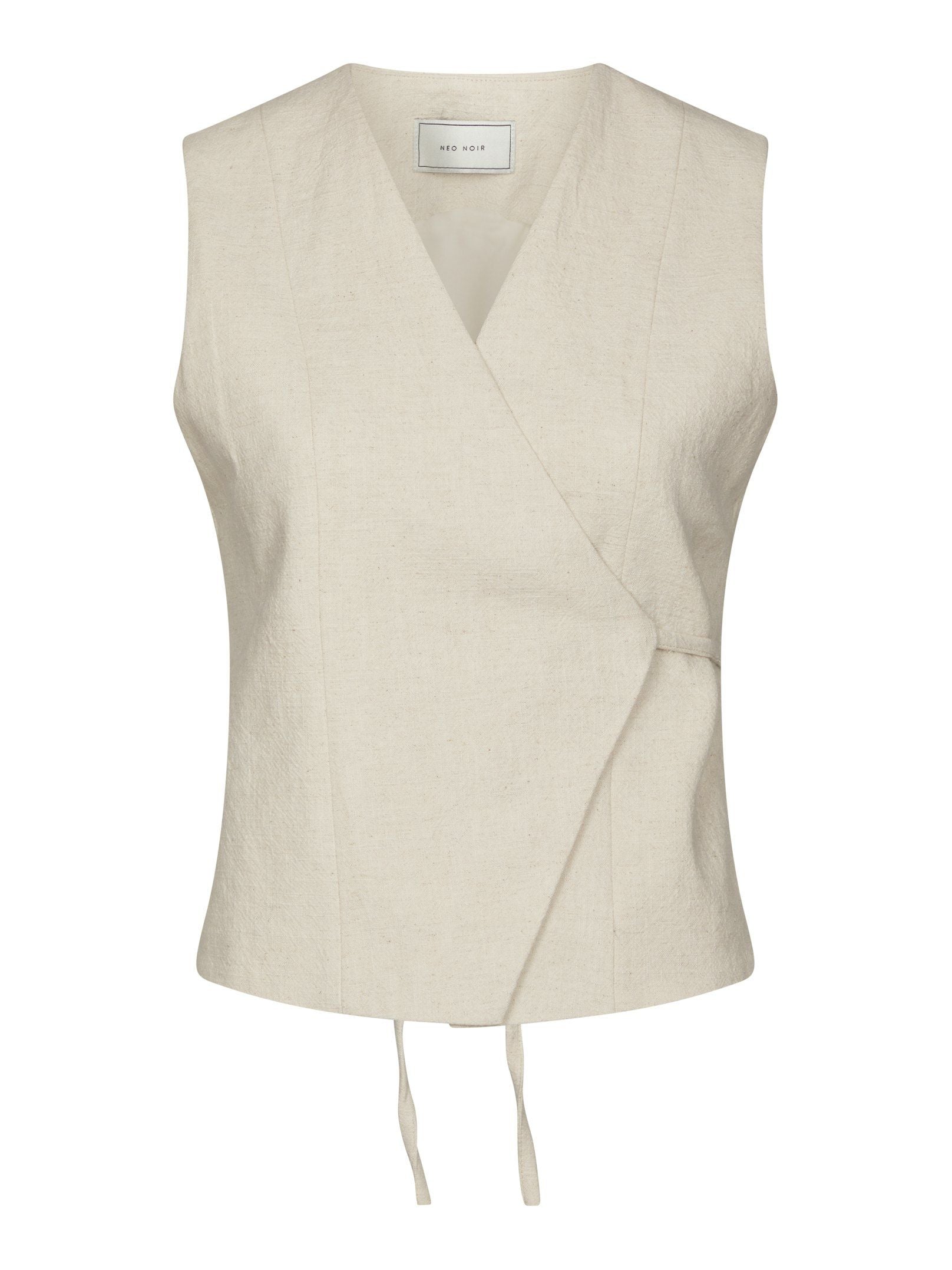 Samara Ramie Waistcoat - Natural