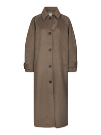 Keaton Wollen Jas - Taupe