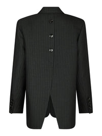 Marielle Button Back Blazer - Grijs