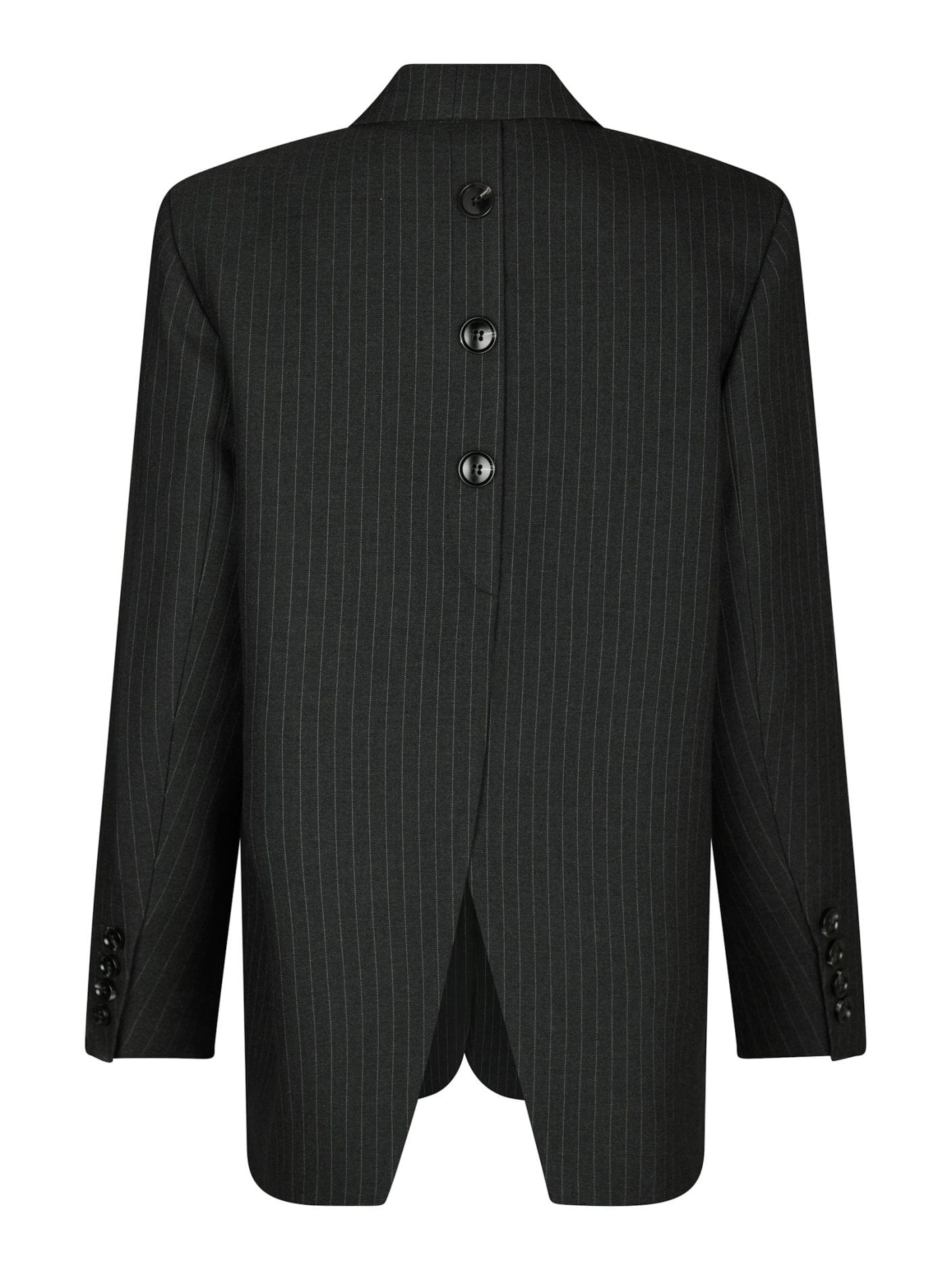 Marielle Button Back Blazer - Grijs