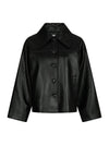 Lunara Collar Stitch Jacket - Zwart