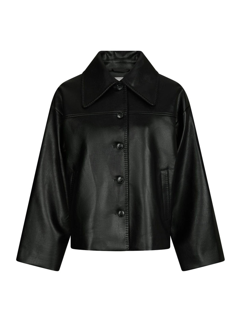 Lunara Collar Stitch Jacket - Zwart