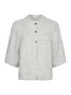 Benuta Fluffy Vest - Licht Grijs