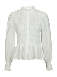 Mocca Smock Blouse - Off White
