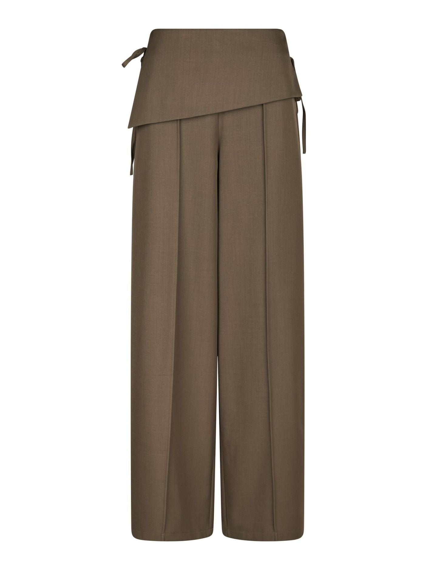 Deani Fold Pantalon - Taupe