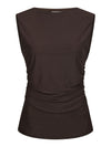 Liblana Mesh Top - Donker Bruin