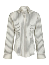 Lytra Stripe Shirt - Creme/Zwart