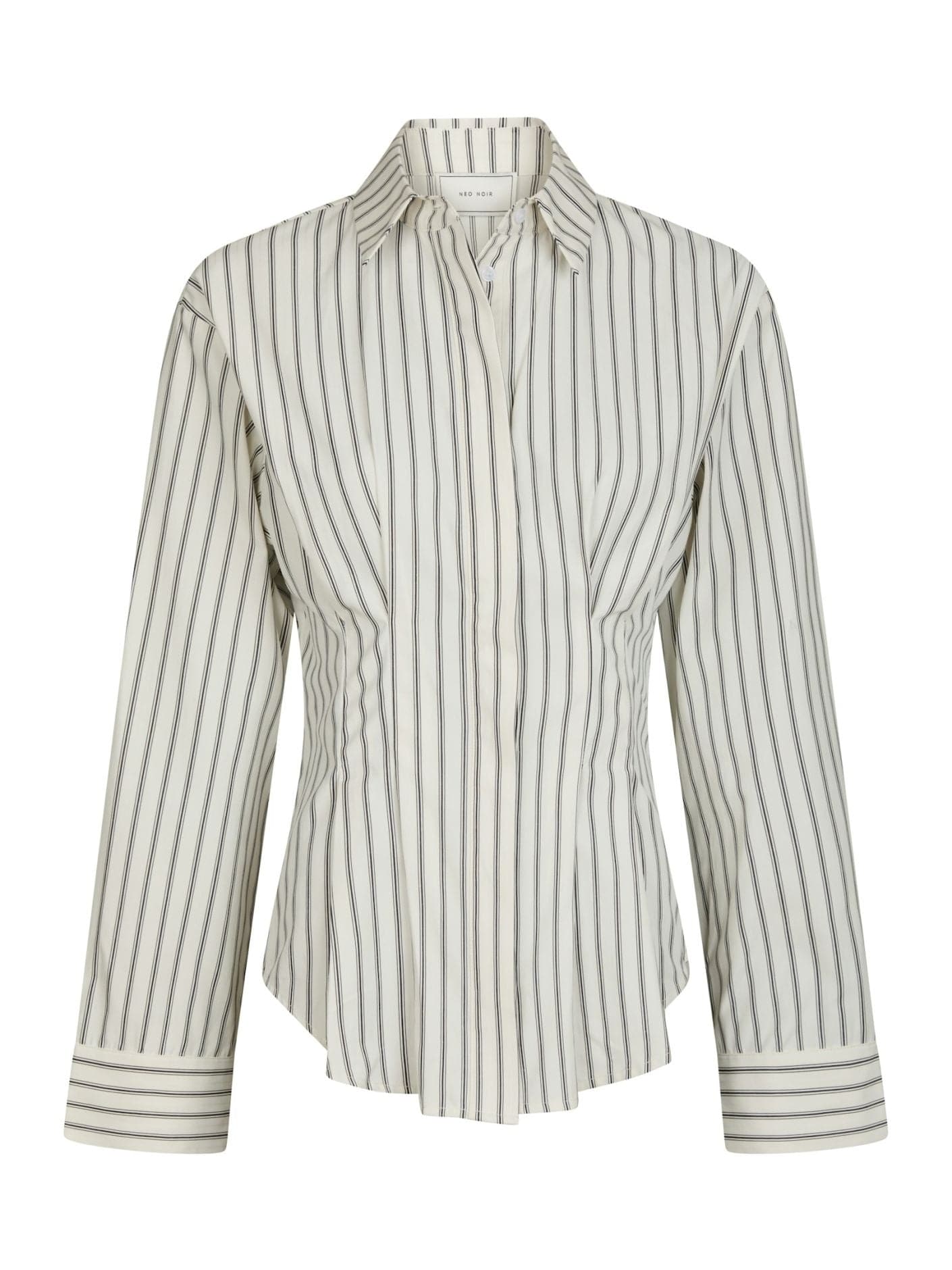 Lytra Stripe Shirt - Creme/Zwart