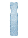 Tiranna Bloemen Jurk - Licht Blauw