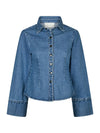 Rosa Denim Blouse - Blauw