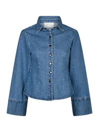 Rosa Denim Blouse - Blauw