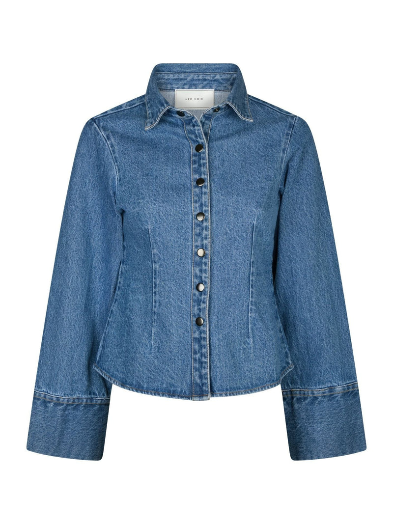 Rosa Denim Blouse - Blauw