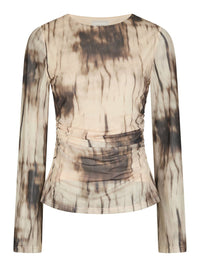 Lenida Mesh Top - Bruin