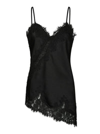Voile Lace Top - Zwart