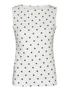 Ditty Jersey Dot Top - Wit