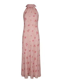 Fiona Bloemen Halter Jurk - Roze