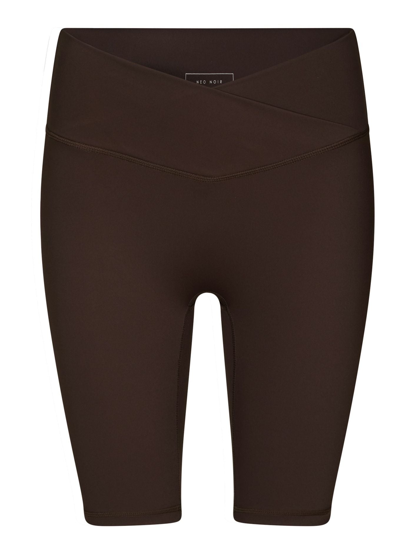 Lea Wrap Shorts - Donker Bruin
