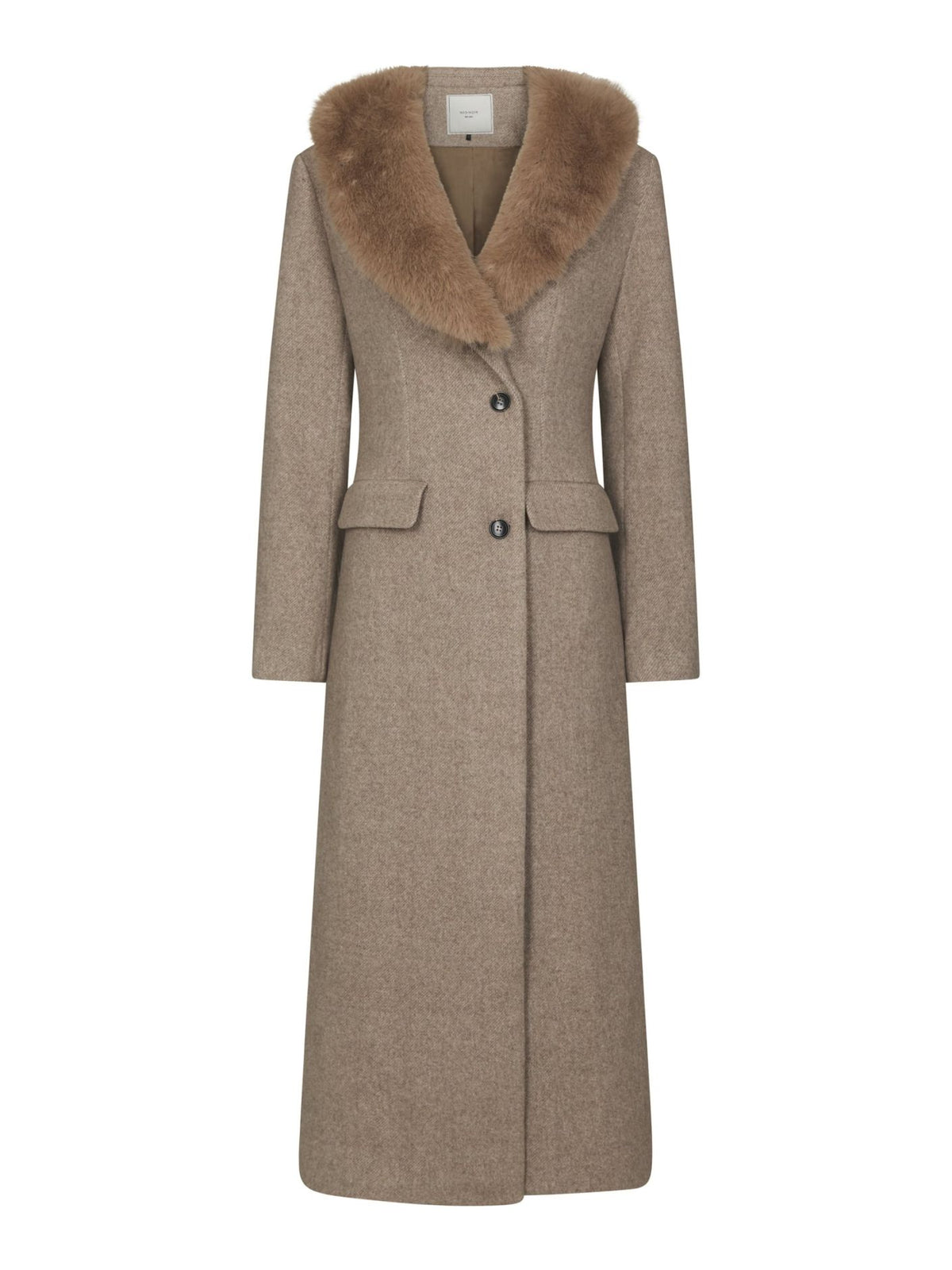 Corina Herringbone Jas - Beige