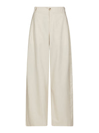 Essiall Linnen Pantalon - Creme