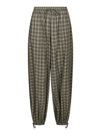 Roxane Balloon Geruite Broek - Groen