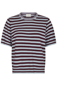 Missy Gestreepte Top - Rood
