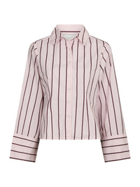 Rosa Wijde Mouwen Blouse - Roze
