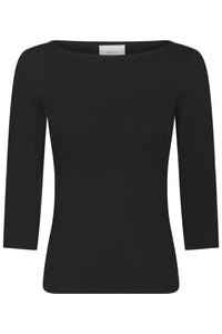 Thyra Jersey Blouse - Zwart