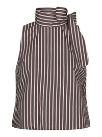 Veda Wide Stripe Top - Bruin